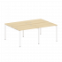 Рабочая станция на 4 раб. места на П-образном м/к БП.СМ-4.1 Рабочая станция на 4 раб. места на П-образном м/к БП.СМ-4.1