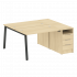 Рабочая станция с тумбой на А-образном м/к БА.РС-СТП-2.2 Рабочая станция с тумбой на А-образном м/к БА.РС-СТП-2.2