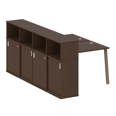 Рабочая станция с шкафом-купе на А-образном м/к БА.РС-СШК-4.2 Рабочая станция с шкафом-купе на А-образном м/к БА.РС-СШК-4.2