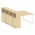 Рабочая станция с шкафом-купе на О-образном м/к БО.РС-СШК-4.3 Рабочая станция с шкафом-купе на О-образном м/к БО.РС-СШК-4.3