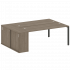 Metal System Р. ст. с шкафом-купе на П-образном м/к БП.РС-СШК-1.5 Т Metal System Р. ст. с шкафом-купе на П-образном м/к БП.РС-СШК-1.5 Т