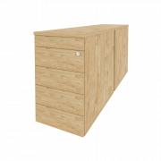 Тумба двойная приставная/опорная (TIP-ON) O.TPO-2.8 TIP