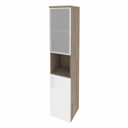 Шкаф высокий узкий правый O.SU-1.4 R (R) white