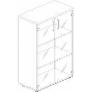 Шкаф средний широкий O.ST-2.4