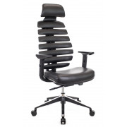 Кресло Everprof Ergo Black Экокожа Черный