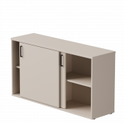 Шкаф-купе низкий Everprof EVO 1374х385х755 Кашемир
