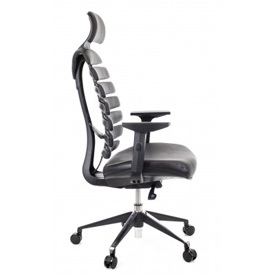Кресло Everprof Ergo Black Кожа Черный Кресло Everprof Ergo Black Кожа Черный