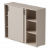 Шкаф-купе средний Everprof EVO 1374х385x1115 Кашемир Шкаф-купе средний Everprof EVO 1374х385x1115 Кашемир