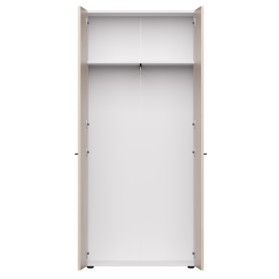 Гардероб Everprof EVO 800х383x1835 Белый/Дуб Соната Гардероб Everprof EVO 800х383x1835 Белый/Дуб Соната