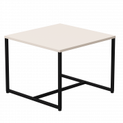 Стол журнальный Everprof EVO 604х604х460 Кашемир/Черный