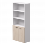 Шкаф полузакрытый Everprof EVO 800х383x1835 Белый/Дуб Соната