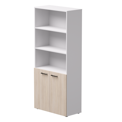 Шкаф полузакрытый Everprof EVO 800х383x1835 Белый/Дуб Соната Шкаф полузакрытый Everprof EVO 800х383x1835 Белый/Дуб Соната