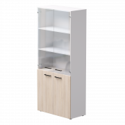 Шкаф комбинированный Everprof EVO 800х383x1835 Белый/Дуб Соната