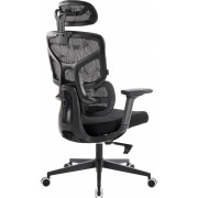 Эргономичное кресло Everprof Omega Black Сетка Черный