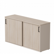 Шкаф-купе низкий Everprof EVO 1374х385х755 Кашемир/Дуб Соната