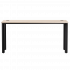 Стол прямой Everprof EVO на металлокаркасе 1580х670х755 мм опоры 45гр Дуб Соната/Черный Стол прямой Everprof EVO на металлокаркасе 1580х670х755 мм опоры 45гр Дуб Соната/Черный