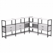 Набор стеллажных систем №15 Everprof EVO 2440x2020x1120 Белый/Черный