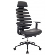 Кресло Everprof Ergo Black Кожа Черный