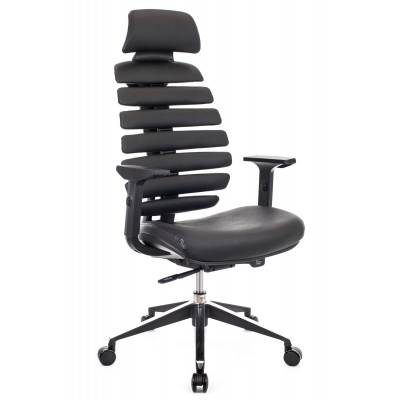 Кресло Everprof Ergo Black Кожа Черный Кресло Everprof Ergo Black Кожа Черный