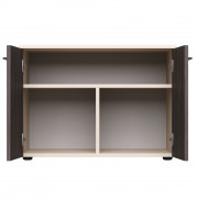 Тумба для оргтехники Everprof EVO 800х604x588 Кашемир/Дуб Пасадена