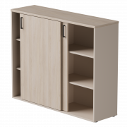Шкаф-купе средний Everprof EVO 1374х385x1115 Кашемир/Дуб Соната