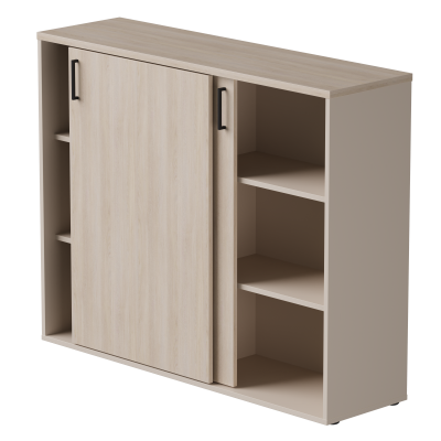 Шкаф-купе средний Everprof EVO 1374х385x1115 Кашемир/Дуб Соната Шкаф-купе средний Everprof EVO 1374х385x1115 Кашемир/Дуб Соната