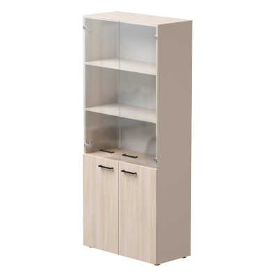 Шкаф комбинированный Everprof EVO 800х383x1835 Кашемир/Дуб Соната Шкаф комбинированный Everprof EVO 800х383x1835 Кашемир/Дуб Соната