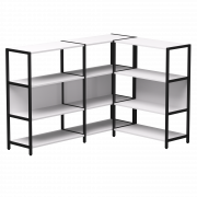 Набор стеллажных систем №14 Everprof EVO 1635x1215x1120 Белый/Черный