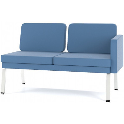 Диван двухместный с правым/левым подлокотником M25-2DL (2DR), серия Bench Диван двухместный с правым/левым подлокотником M25-2DL (2DR), серия Bench