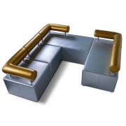 Диван двухместный с правым/левым подлокотником M1-2VD (2DV), Comfort solutions toForm