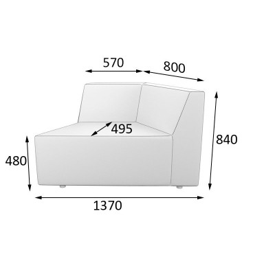 Секция левая Origami Or-2L Секция левая Origami Or-2L