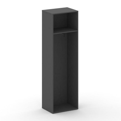 Фреско Гардероб узкий универсальный FR.GB-102 black 600*460*2000 Фреско Гардероб узкий универсальный FR.GB-102 black 600*460*2000