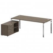 Метал Систем Директ Стол руковод. с тумбой БГ.СРТ-6.9 (L) 2100*172