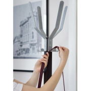 Вешалка напольная Босс 5 темно-коричневый/металлик