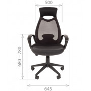 Кресло для руководителя CHAIRMAN 840 black